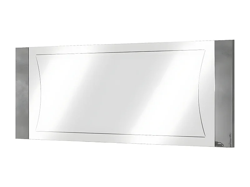 HOFFMAN - Miroir pour Buffet Gris Aspect Pierre