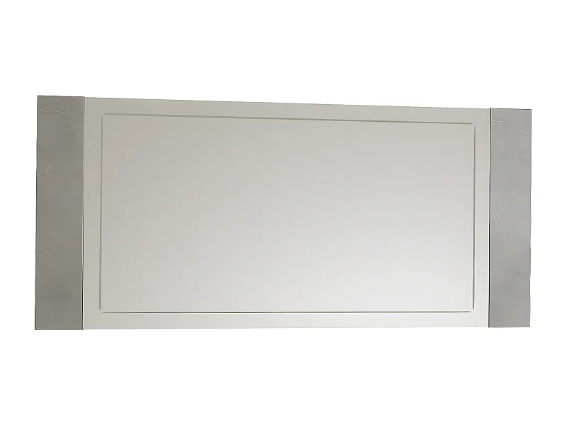 BRISE - Miroir avec Contour Finition Béton Laqué