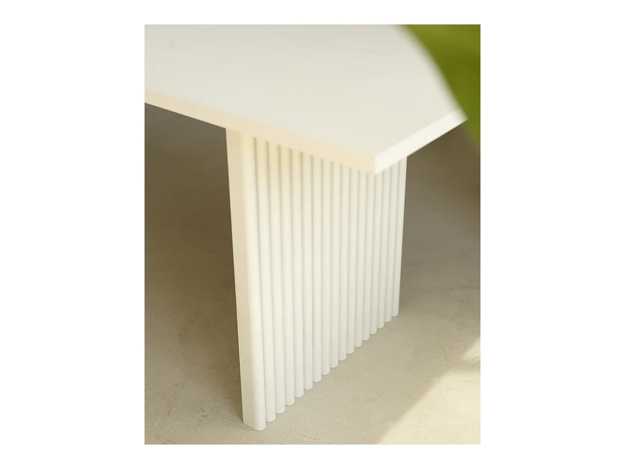 Banc en bois de pin blanc 120x45cm - BALI - DECOWOOD