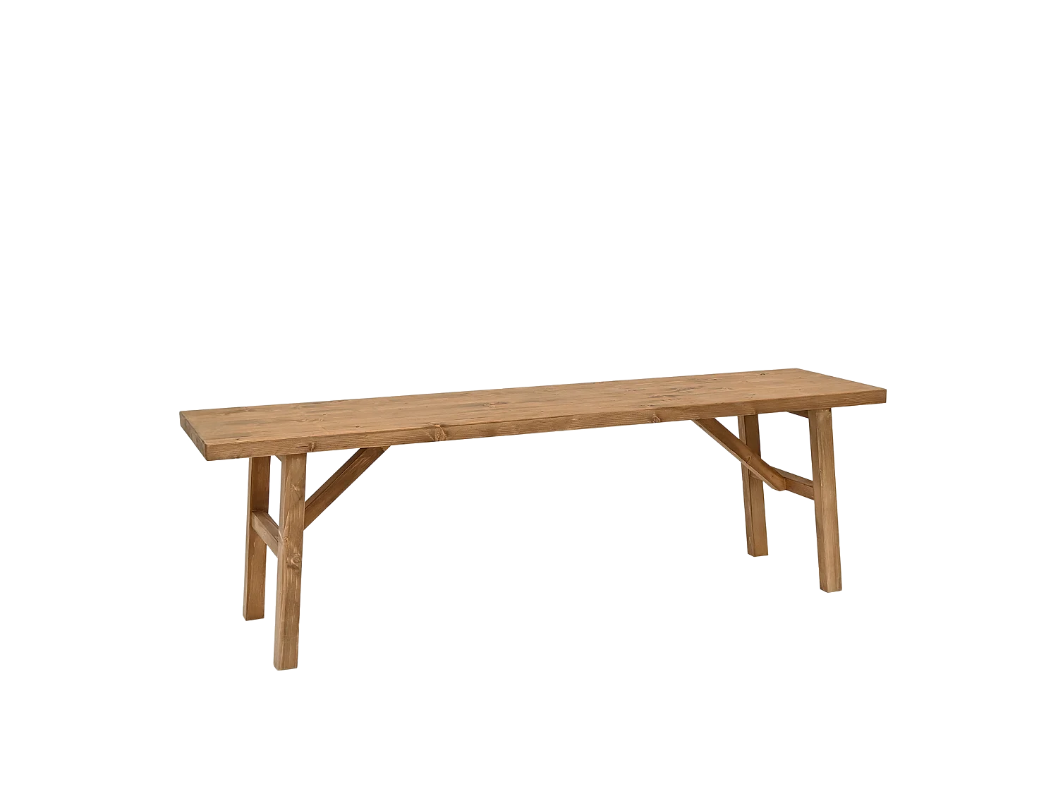 Banc en bois de sapin vieilli 115x45cm - SIEP - DECOWOOD
