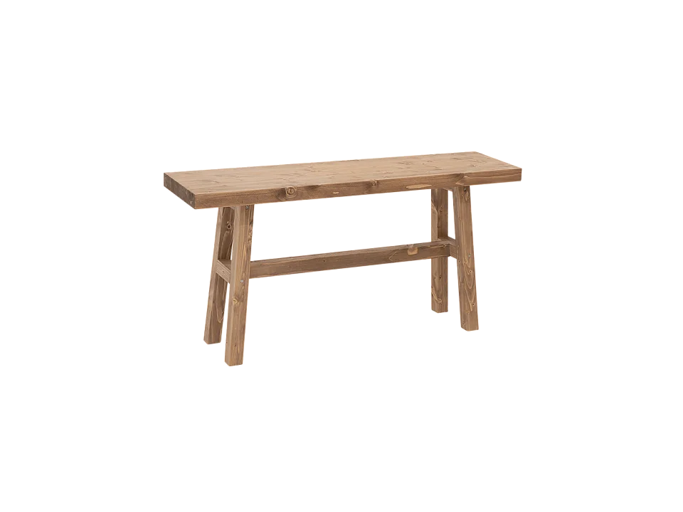 Banc en bois de sapin vieilli 100x50cm - BATÁN - DECOWOOD