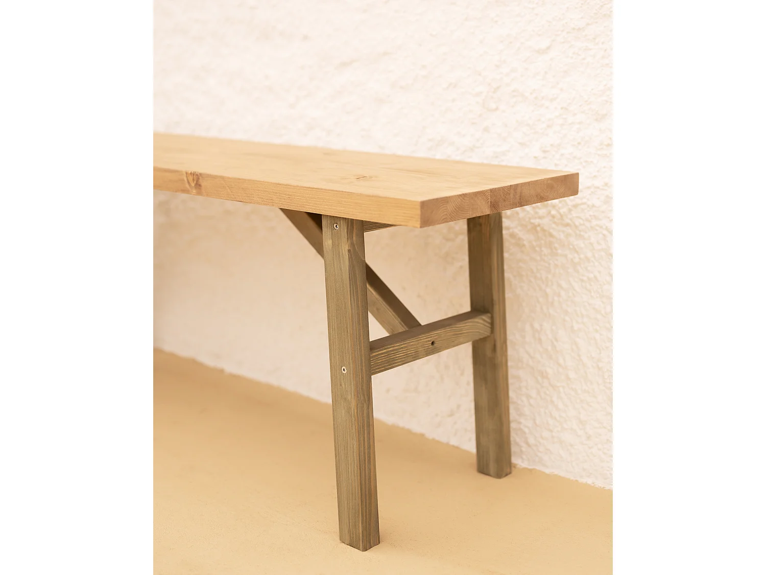 Banc en bois de sapin vert 150x45cm - SIEP - DECOWOOD