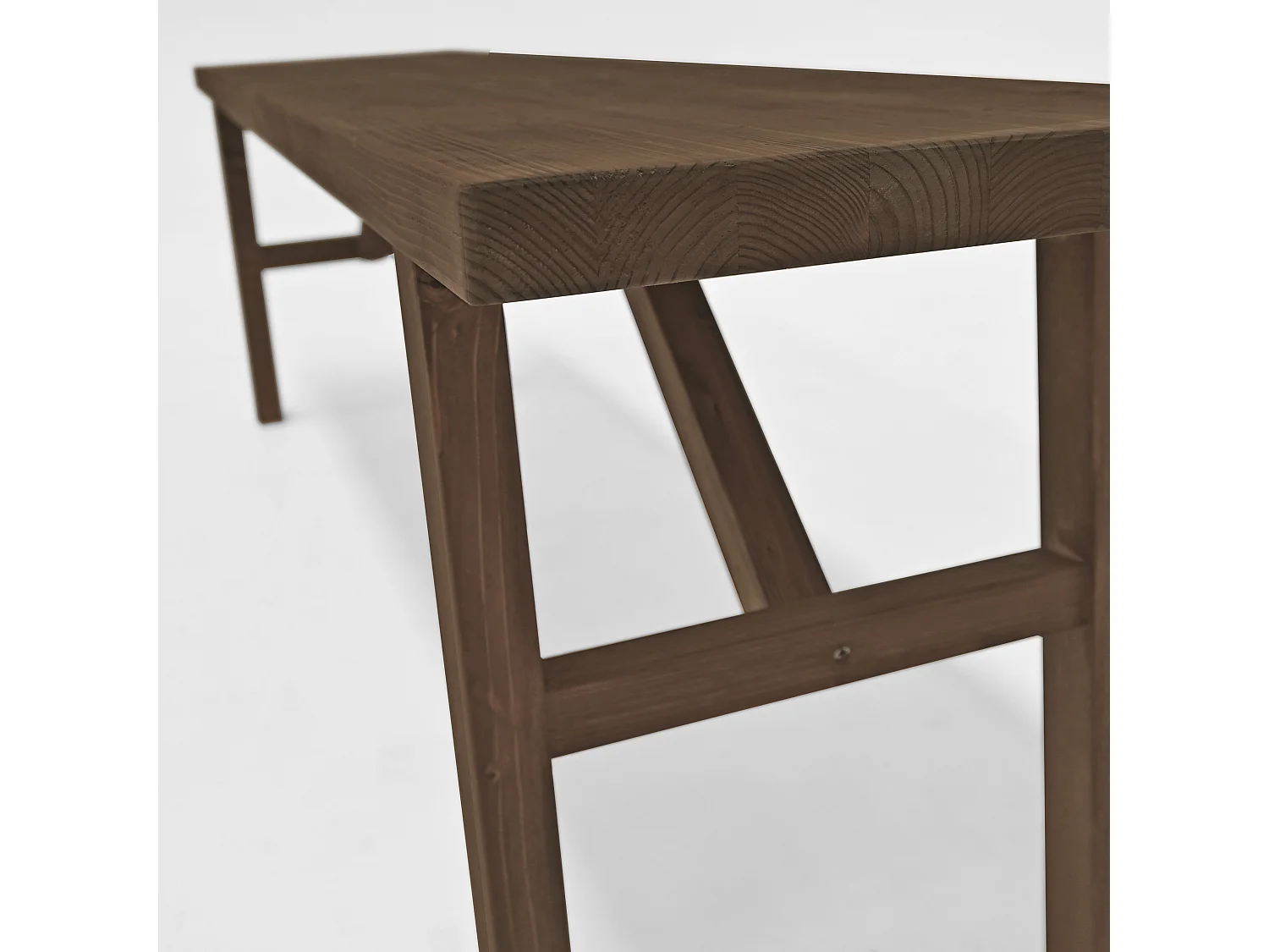 Banc en bois de sapin marron 115x45cm - SIEP - DECOWOOD