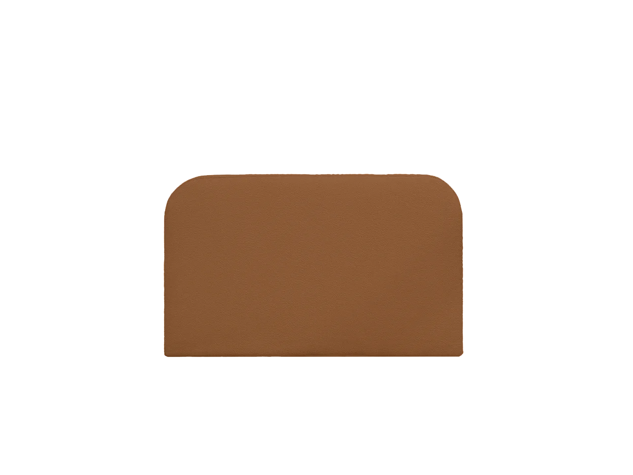 Testiera imbottita sfoderabile in bouclé in tono rame 140x110cm - BERTA - DECOWOOD