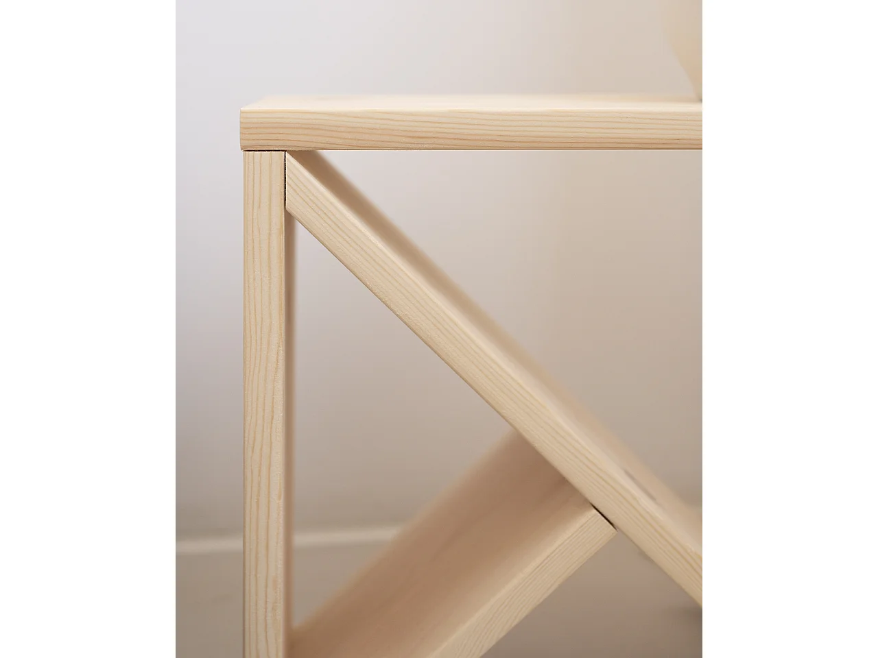 Ensemble tête de lit + 2 tables en bois ton naturel 200x80cm - FLANDES + STOKE - DECOWOOD