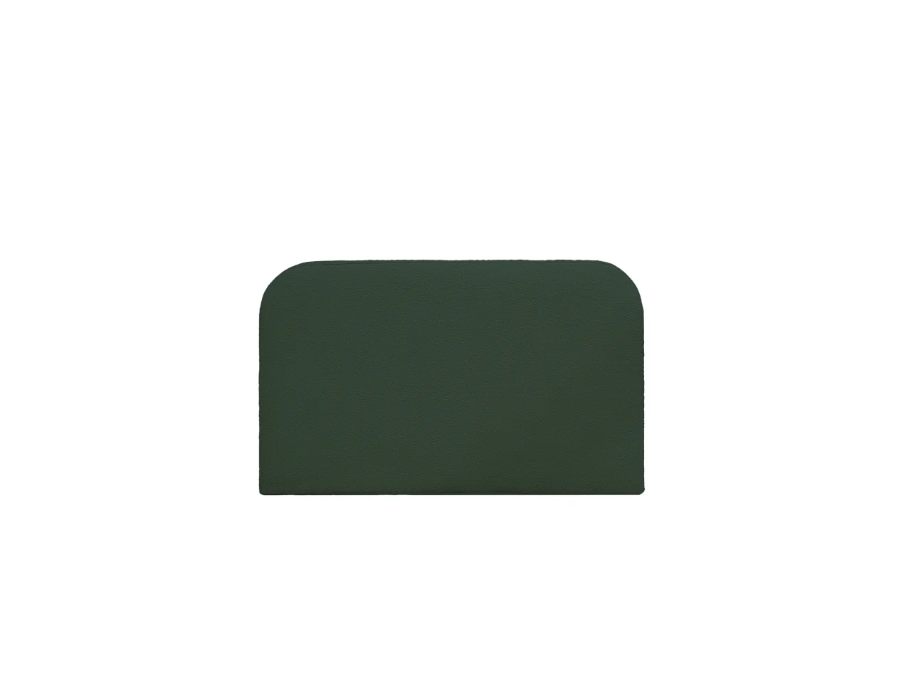 Tête de lit déhoussable en bouclé vert 140x110cm - BERTA - DECOWOOD