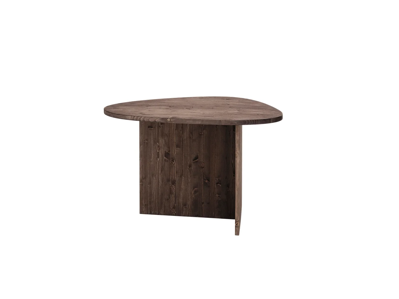 Table à manger en bois de sapin marron 142,9x75cm - MUR - DECOWOOD