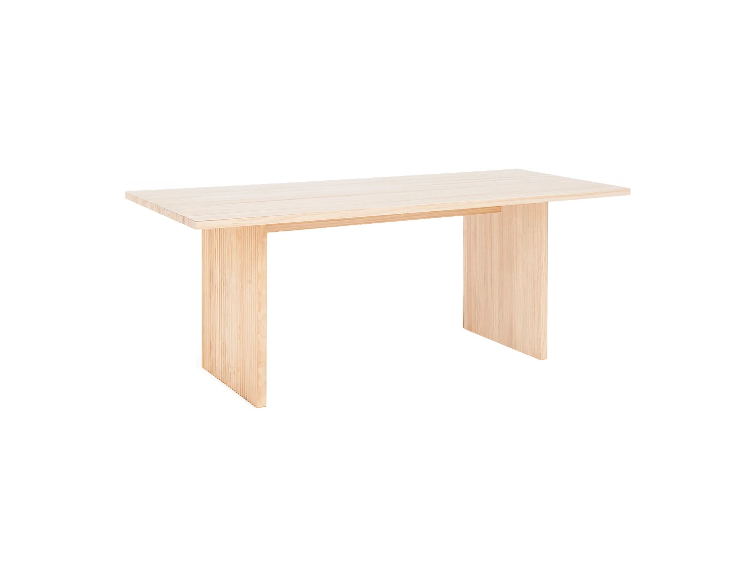 Table de salle à manger en bois naturel 180x75cm - BALI - DECOWOOD