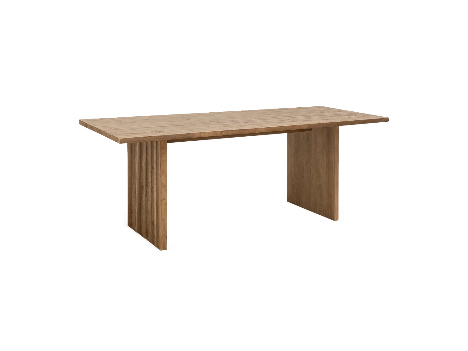 Table de salle à manger en bois vieilli 180x75cm - BALI - DECOWOOD