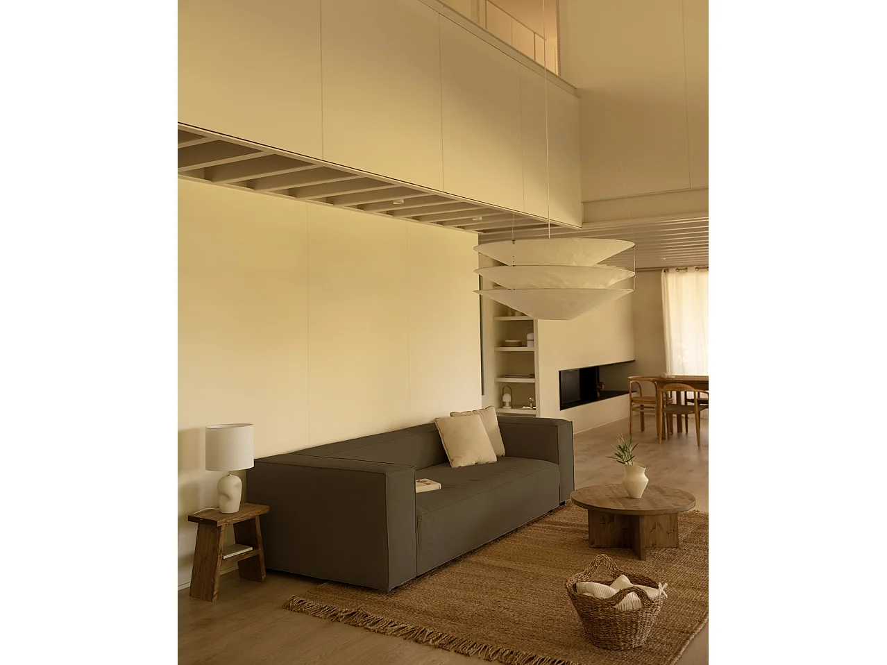 Divano 3/4 posti in velluto marrone 210x110cm