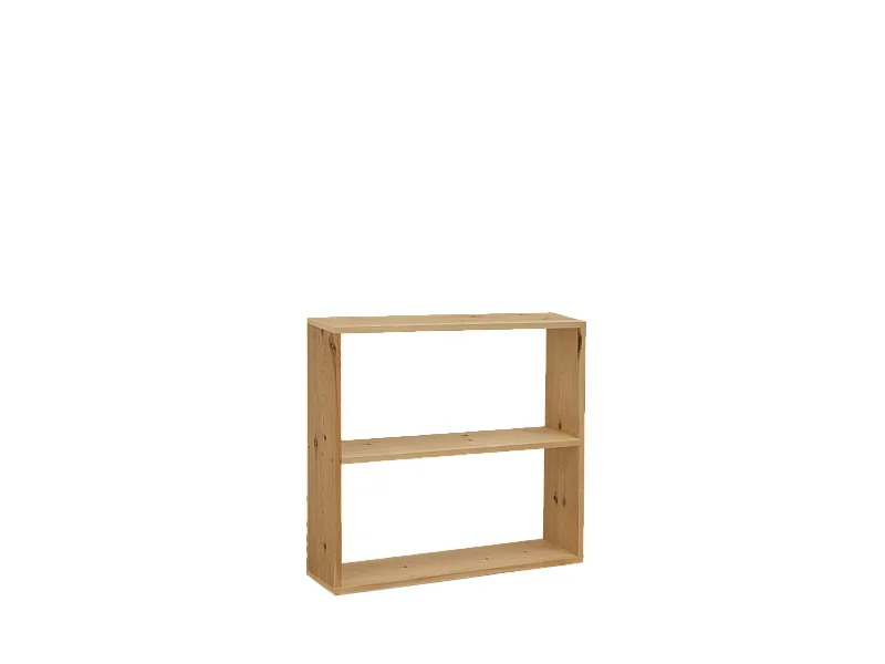 Étagère en bois de pin avec 1 étagère marron 80,2x73,1cm - SAURA - DECOWOOD