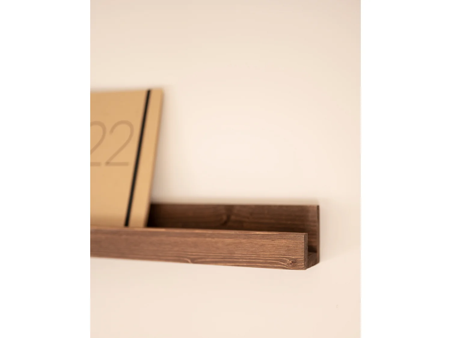 Étagère flottante en bois de pin marron 100x7cm - DUC - DECOWOOD