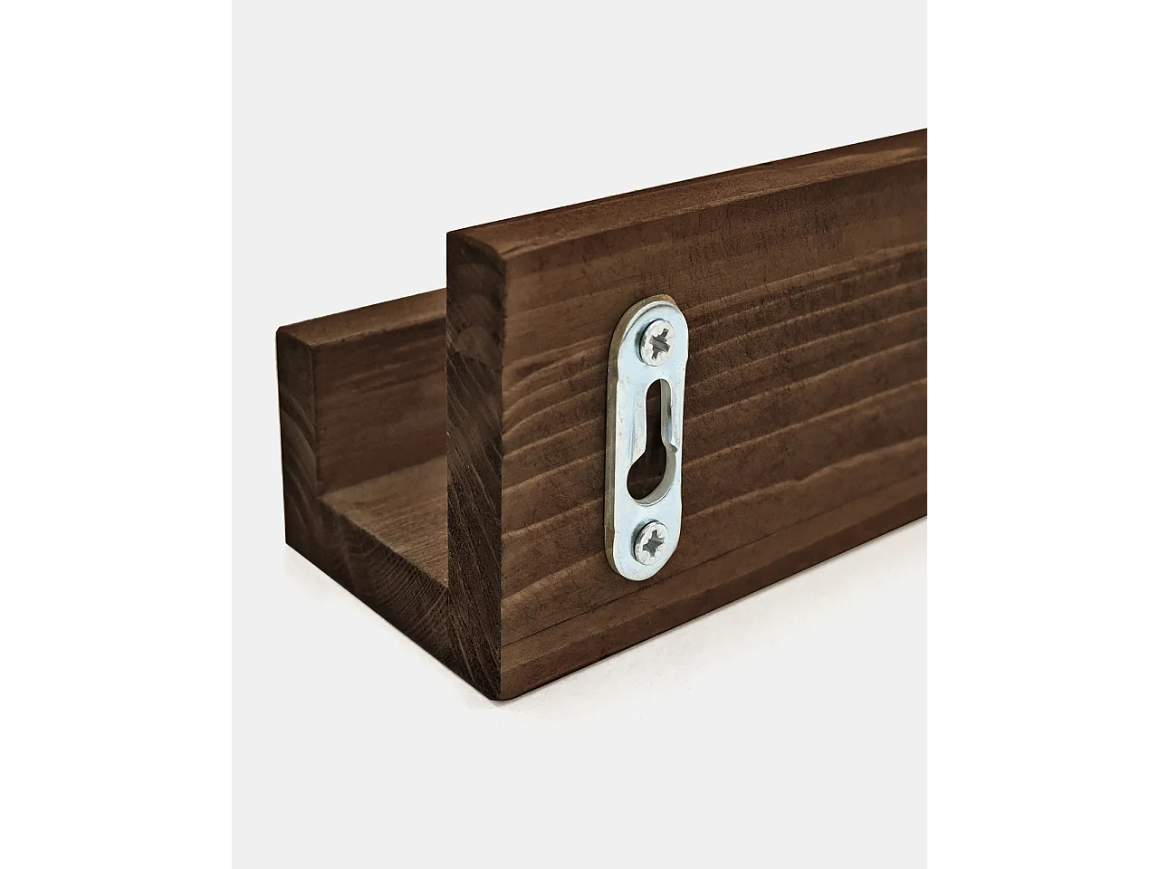 Étagère flottante en bois de pin marron 100x7cm - DUC - DECOWOOD