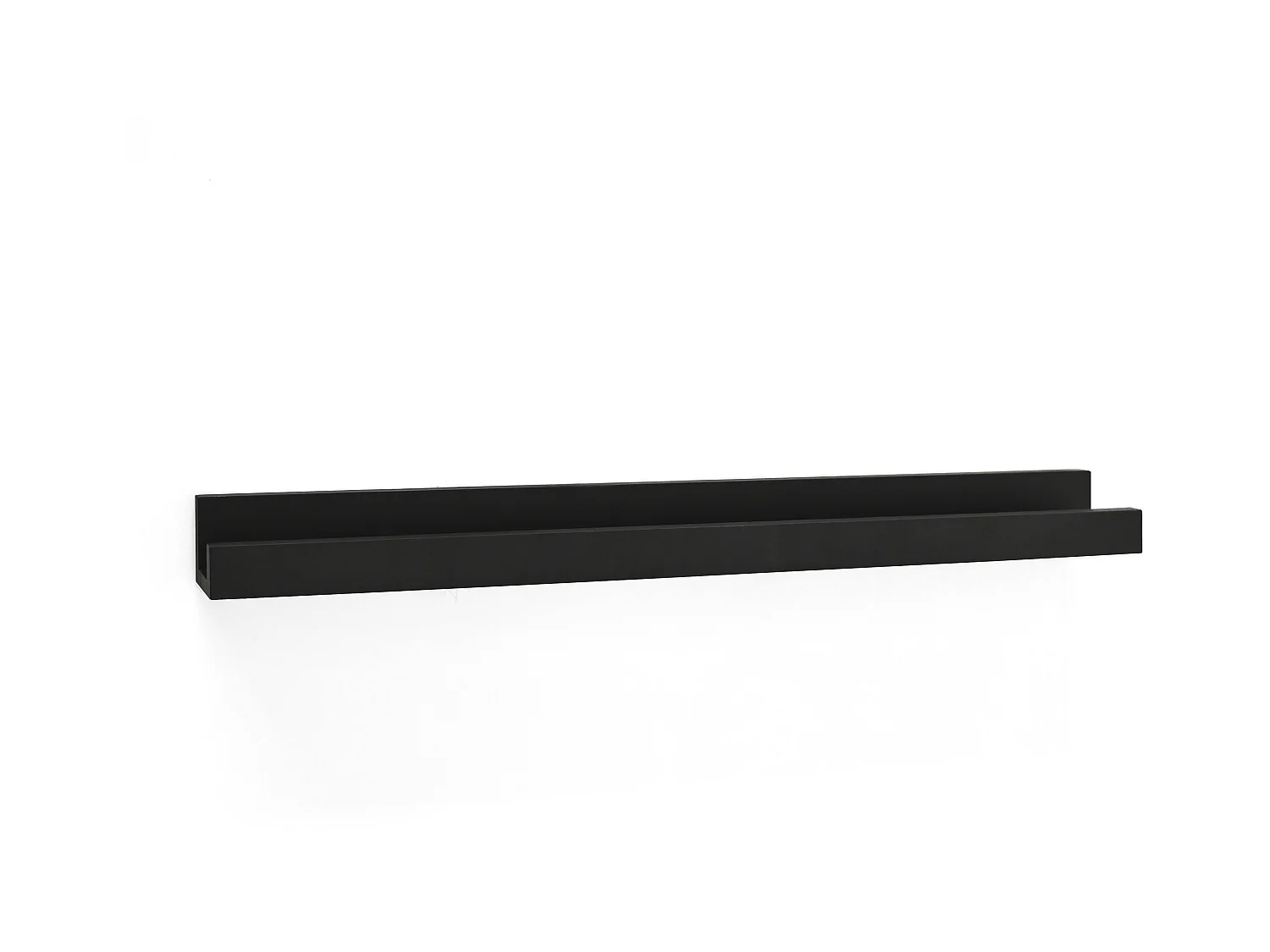 Pack 2 étagères flottantes en bois de pin noir 50x7cm - DUC - DECOWOOD