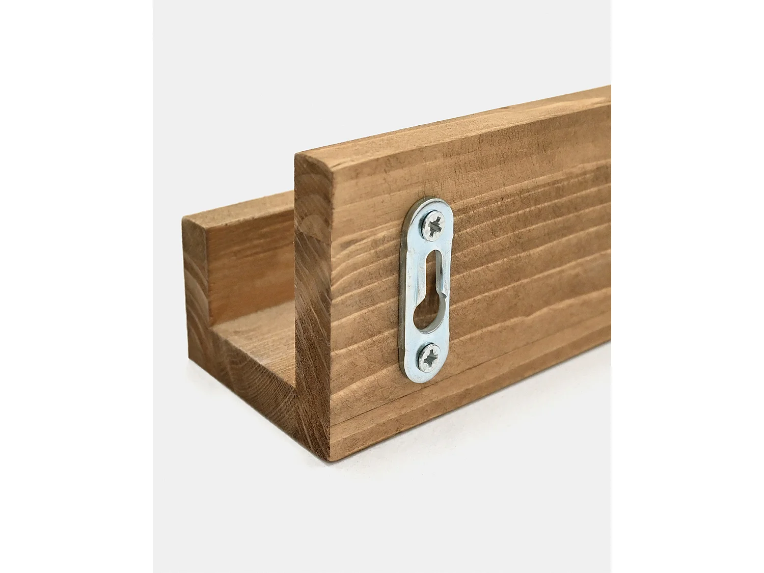 Pack 2 étagères flottantes en bois de pin vieilli 100x7cm - DUC - DECOWOOD