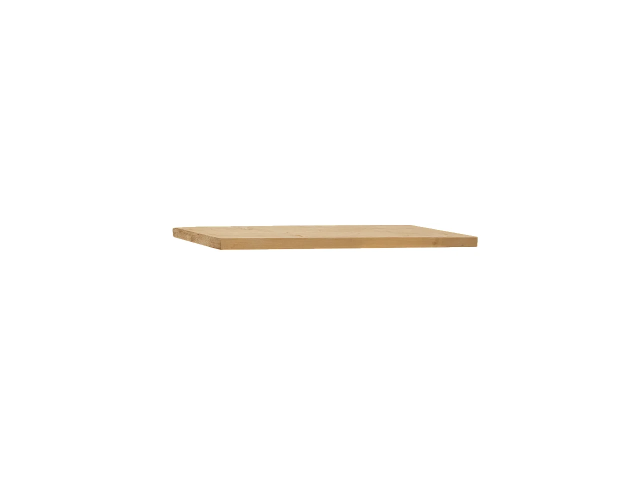 Étagère flottante en bois de sapin marron 200x3,2cm - MELVA - DECOWOOD