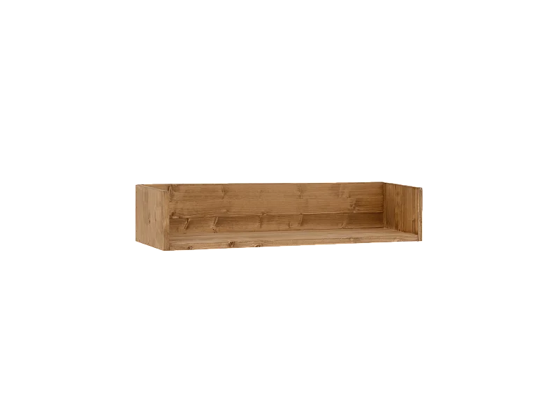 Étagère en bois massif ton vieilli de 90x16cm - ONA - DECOWOOD