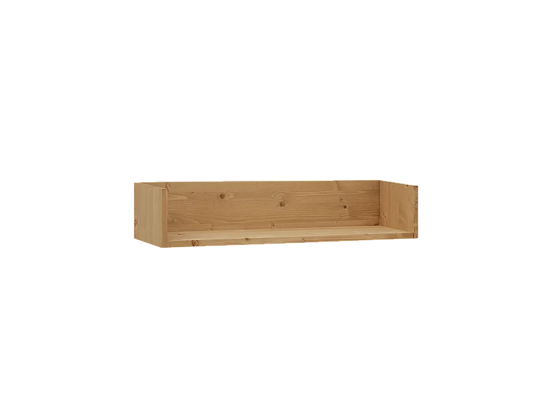 Étagère en bois massif ton marron de 90x16cm - ONA - DECOWOOD