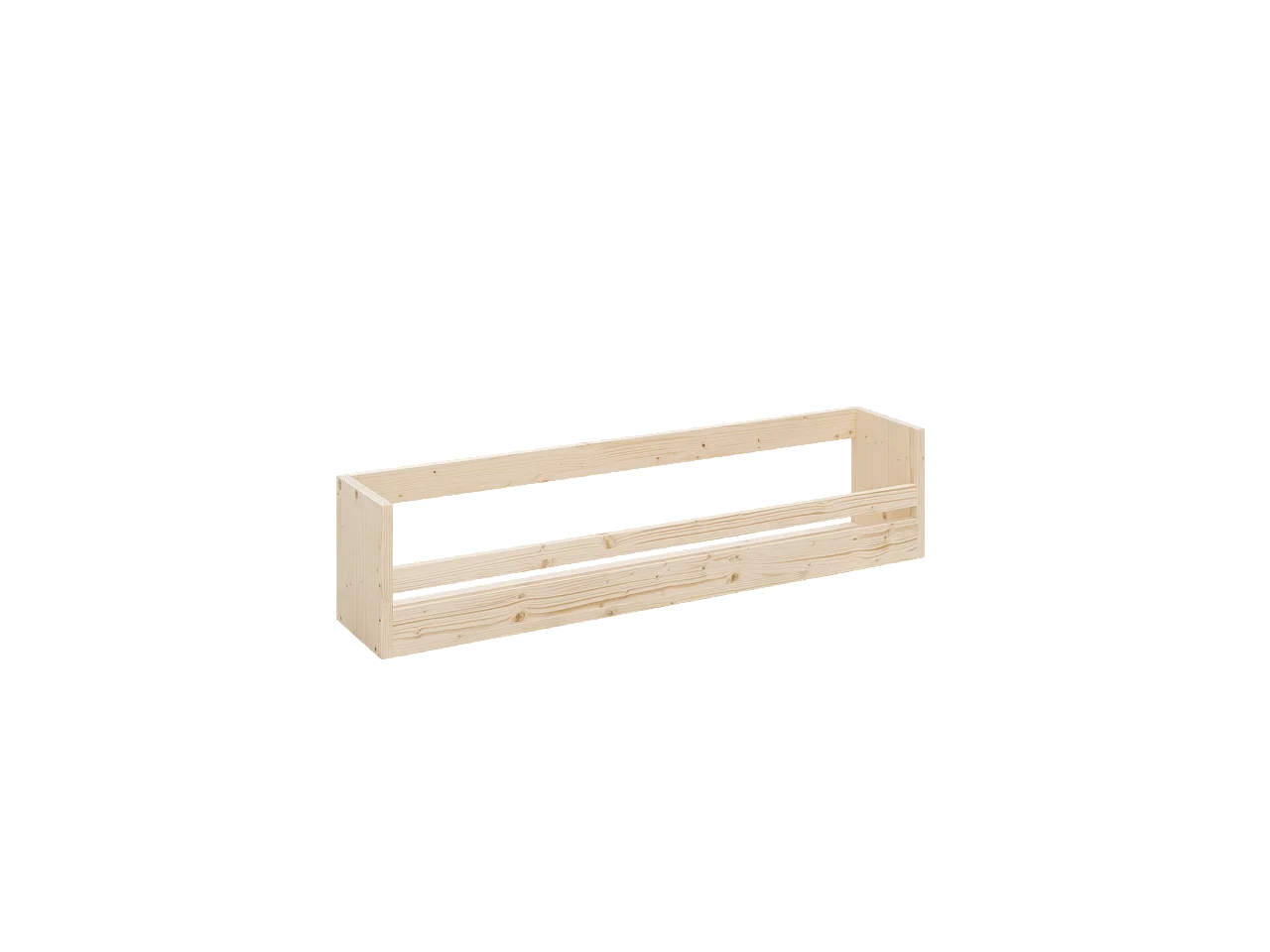 Sarpiera in legno massello in tono naturale 103,5x25cm - BOX - DECOWOOD