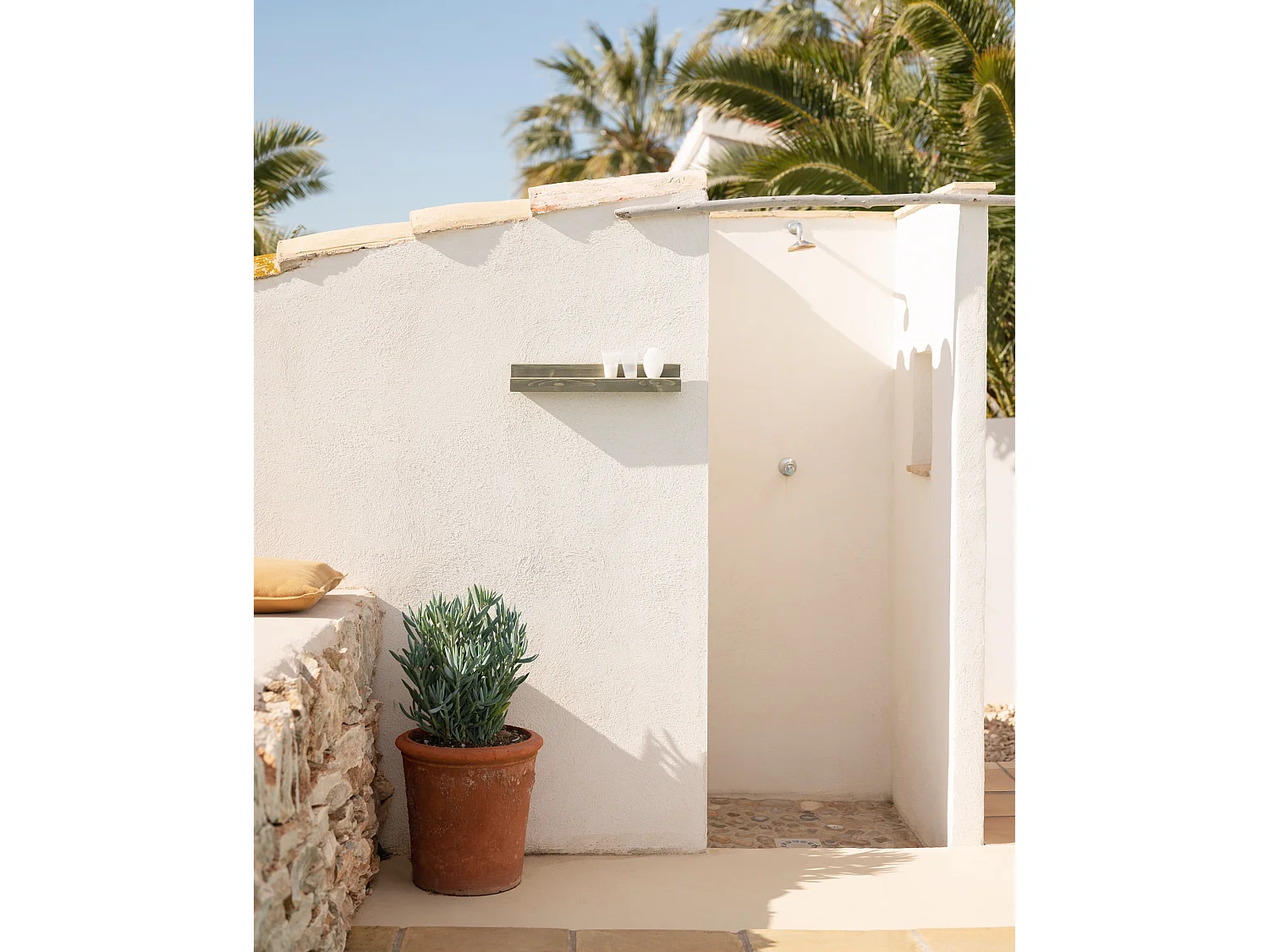 Pack 2 étagères flottantes en bois de pin vert 100x7cm - DUC - DECOWOOD