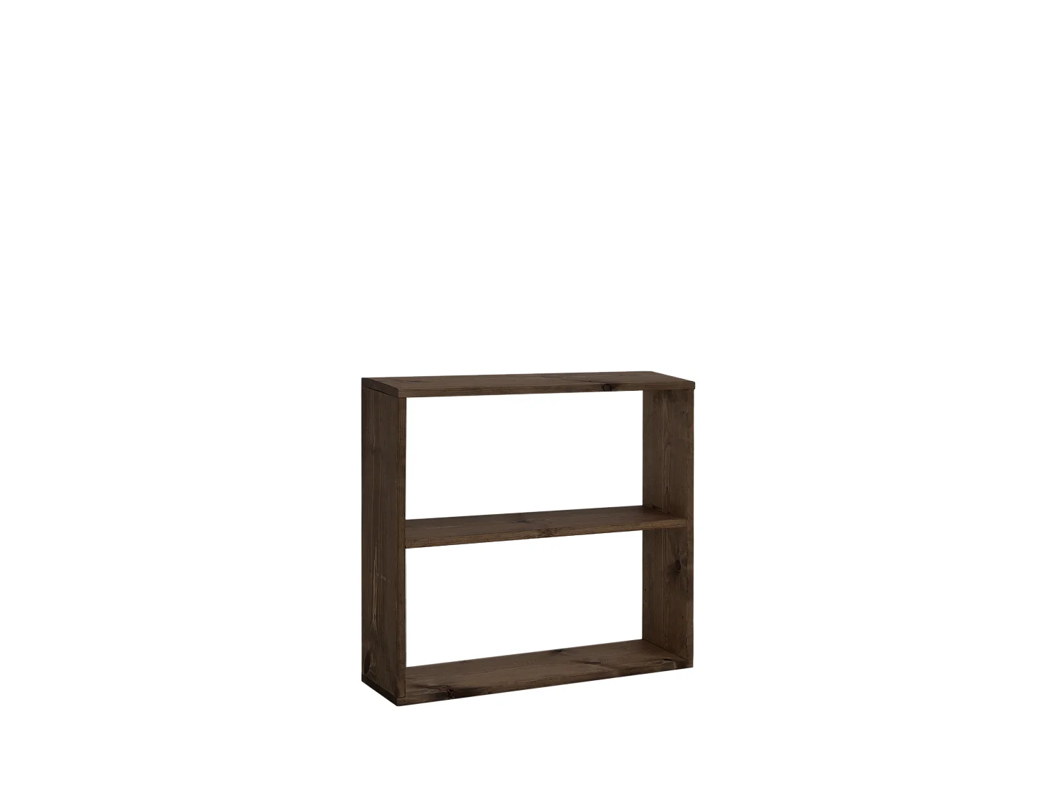 Estantería de madera maciza con 1 estante nogal - SAURA - DECOWOOD