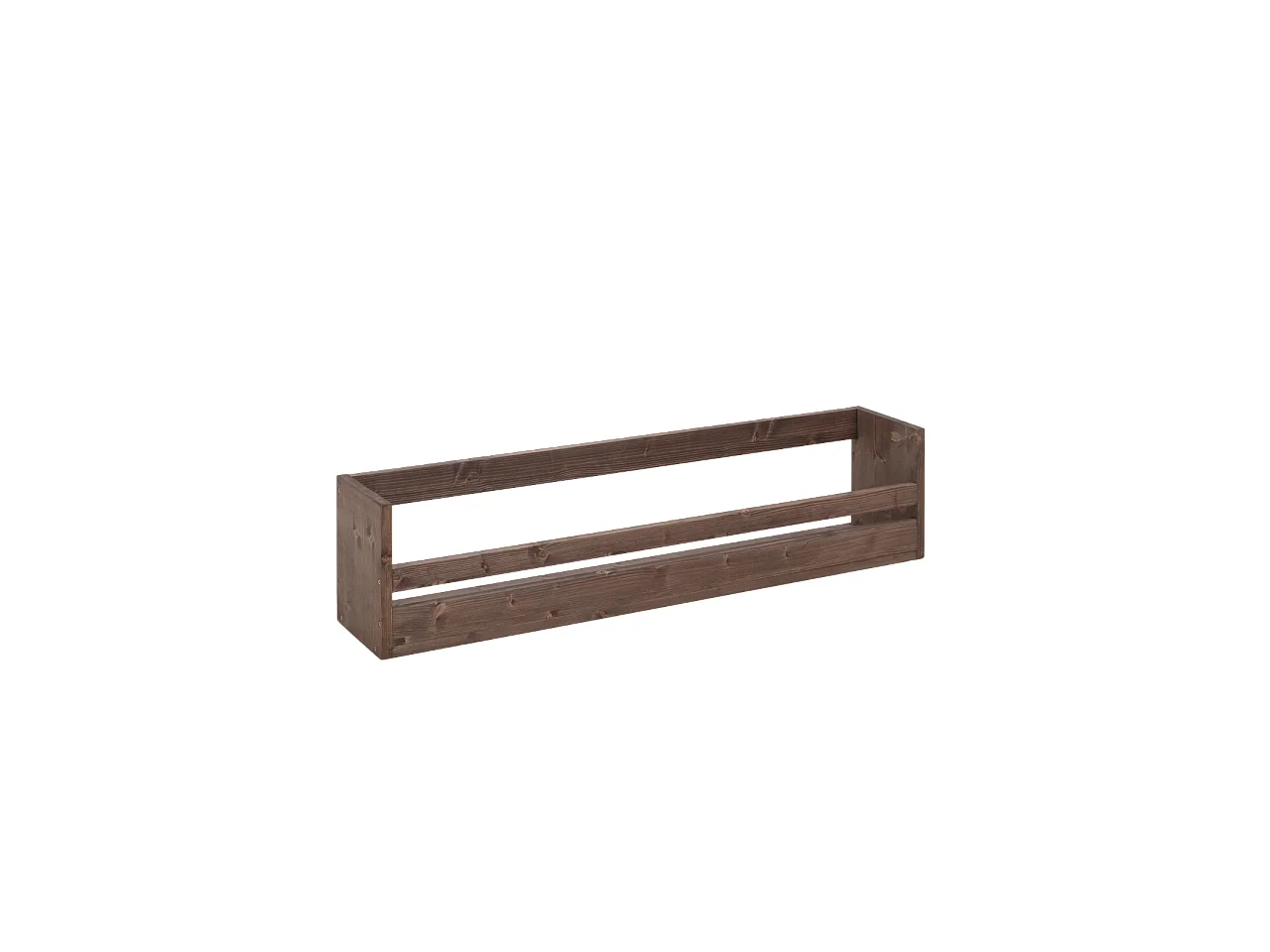 Sarpiera in legno massello in tono noce 103,5x25cm - BOX - DECOWOOD