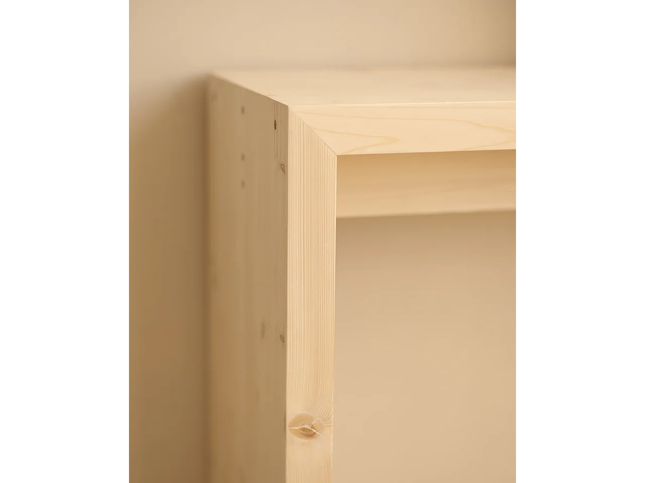 Consolle in legno massello in tono naturale 120x80cm - TELVA - DECOWOOD