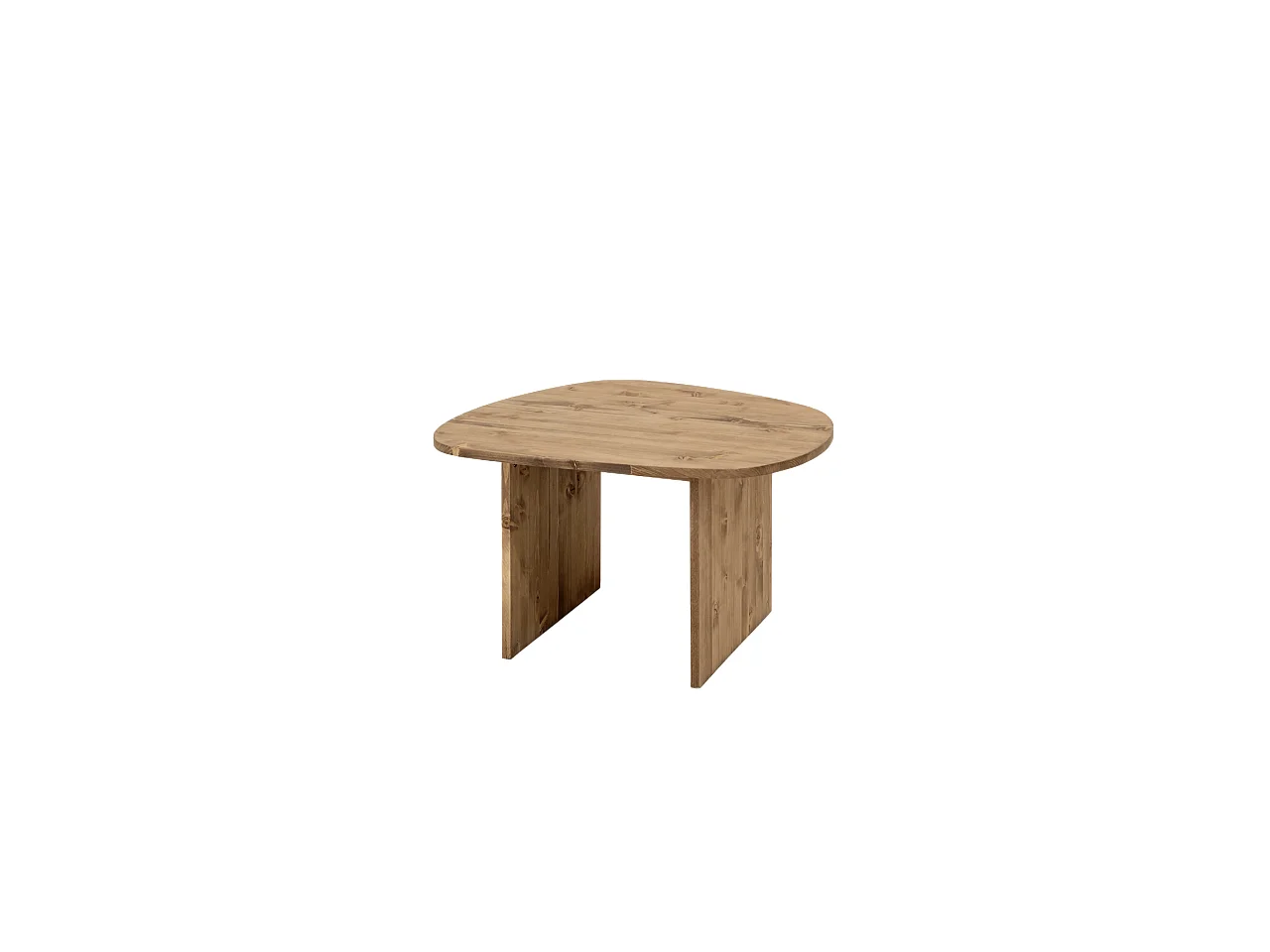 Table basse en bois de sapin vieilli 74,3x43,25cm - MUR - DECOWOOD