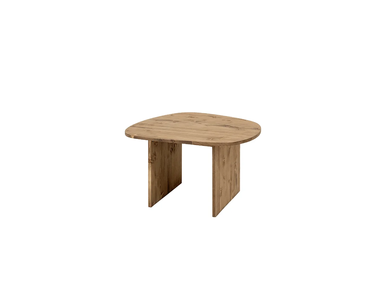 Table basse en bois de sapin vieilli 74,3x43,25cm - MUR - DECOWOOD