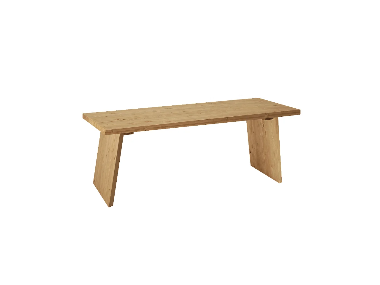 Table basse en bois de pin marron 60x45cm - FRIDA - DECOWOOD