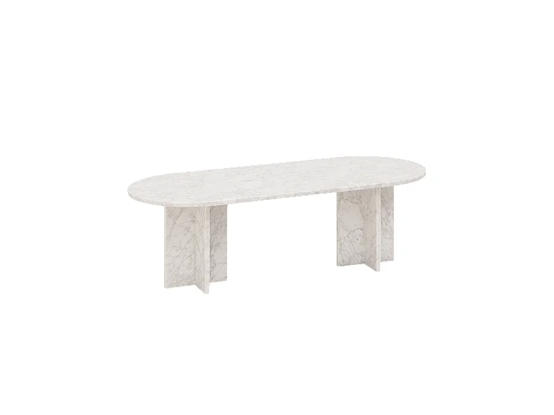 Mesa de centro de mármol DECOWOOD de 120x50cm - TOSCANA - DECOWOOD