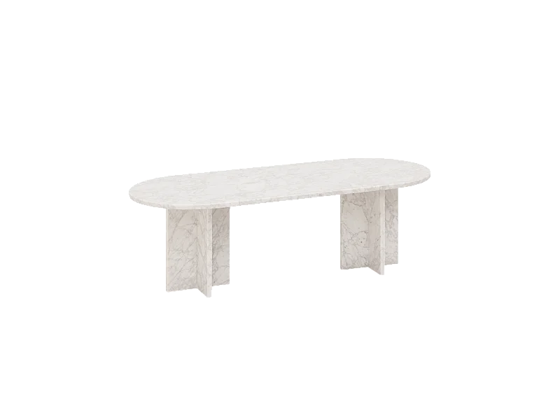 Mesa de centro de mármol DECOWOOD de 120x50cm - TOSCANA - DECOWOOD