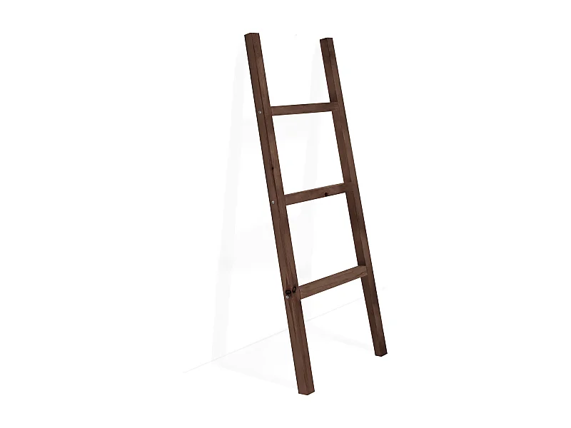 Scala decorativa in legno massello in tono noce 41x118cm - STAIRS - DECOWOOD