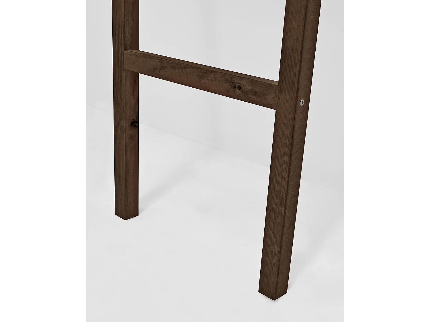 Scala decorativa in legno massello in tono noce 41x118cm - STAIRS - DECOWOOD