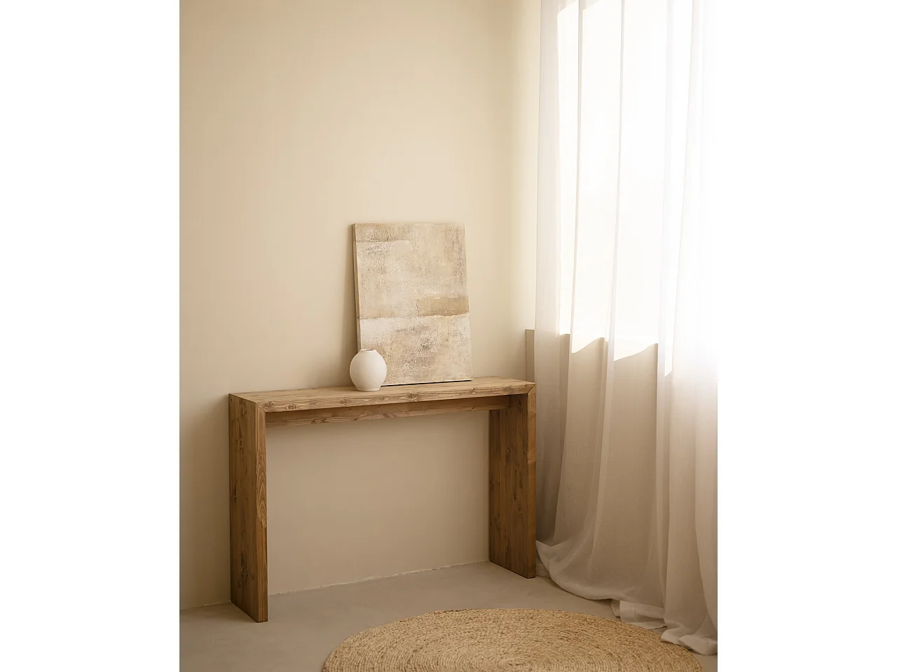 Quadro decorativo di cotone fatto a mano senza cornice 60x80cm - NEVA - DECOWOOD