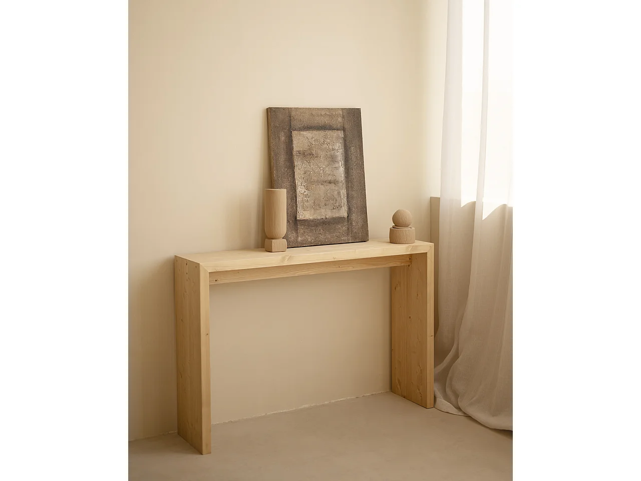 Quadro decorativo di cotone fatto a mano senza cornice 80x100cm - CAPRI - DECOWOOD