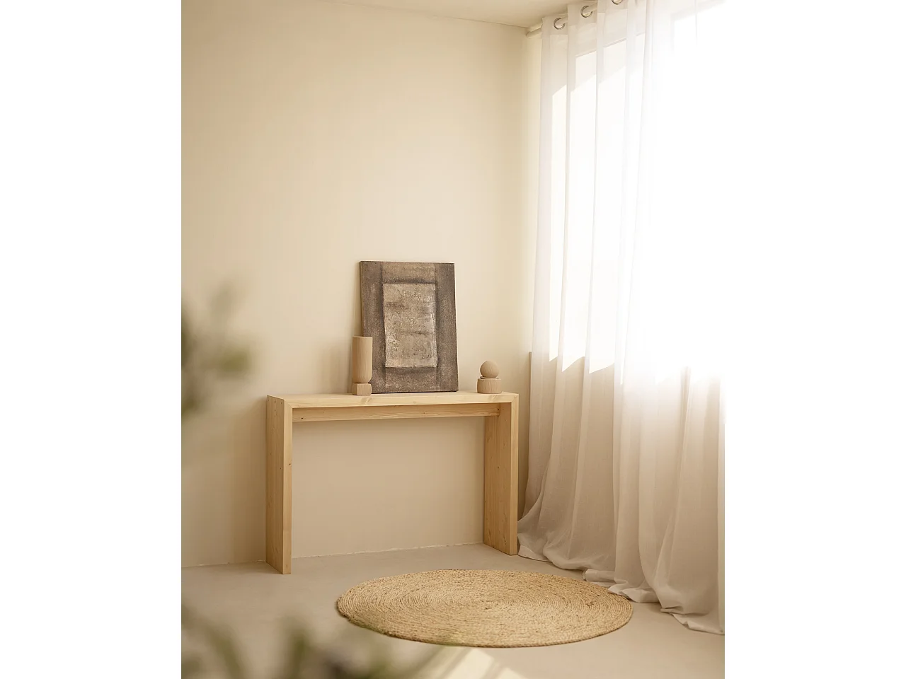 Quadro decorativo di cotone fatto a mano senza cornice 60x80cm - CAPRI - DECOWOOD