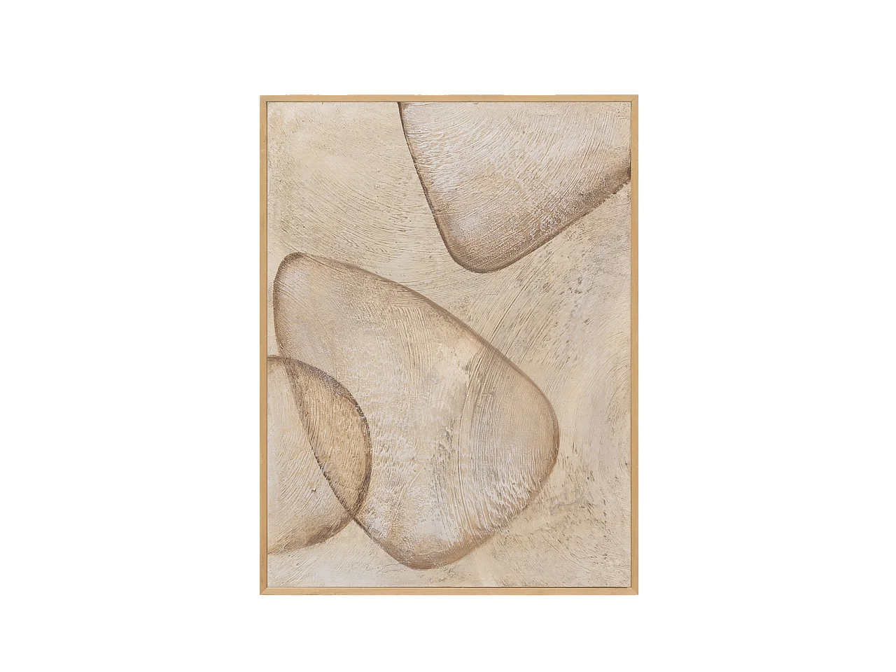 Cuadro decorativo sobre lienzo de algodón pintado artesanalmente con pintura al oleo sin marco de 60x80cm - FLORENS - DECOWOOD