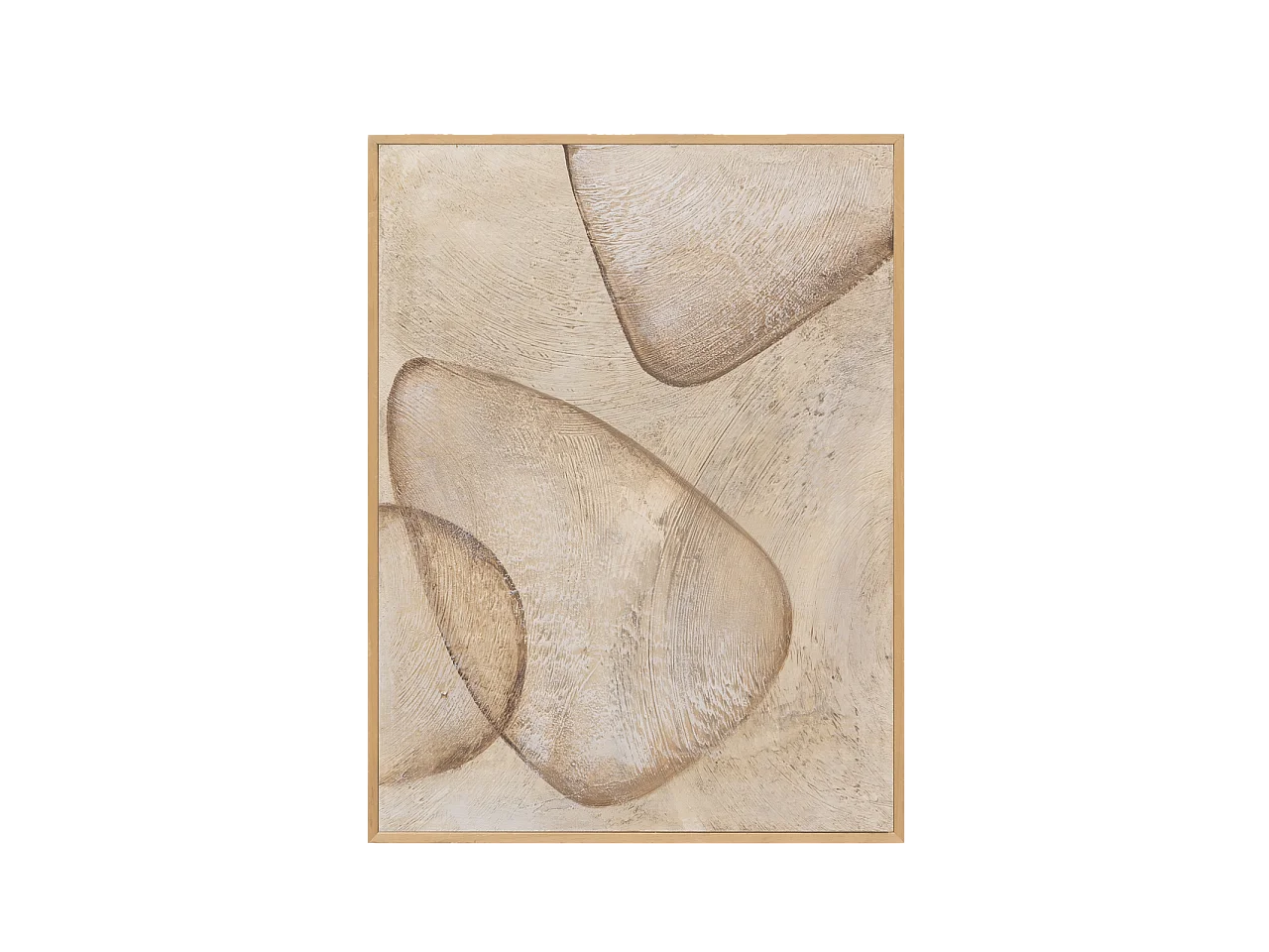 Cuadro decorativo sobre lienzo de algodón pintado artesanalmente con pintura al oleo sin marco de 60x80cm - FLORENS - DECOWOOD