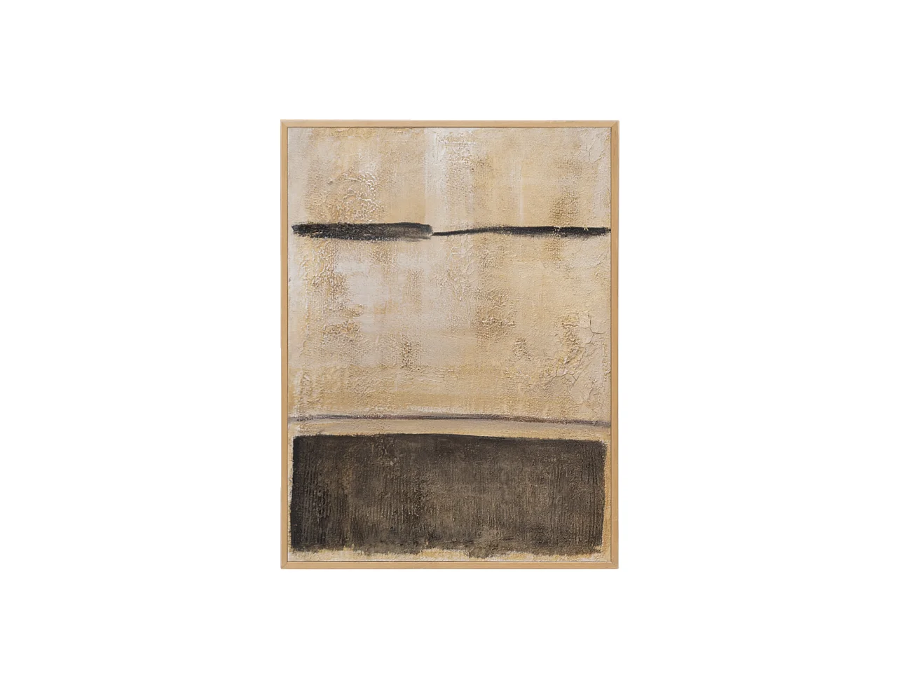 Cuadro decorativo sobre lienzo de algodón pintado artesanalmente con pintura al oleo sin marco de 100x150cm - GIORGIA - DECOWOOD
