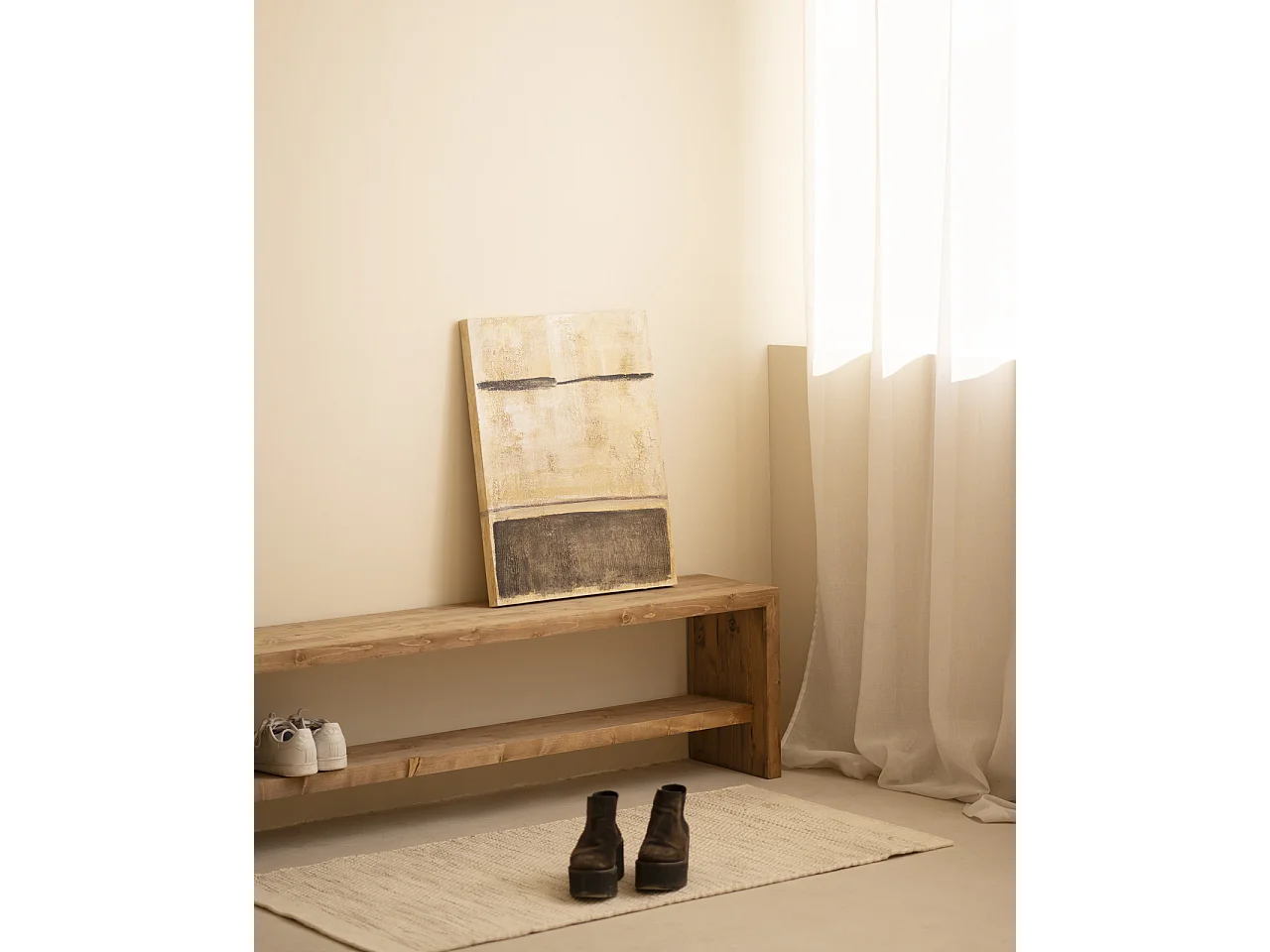 Peinture à l'huile décorative faite à la main sans cadre 100x150cm - GIORGIA - DECOWOOD