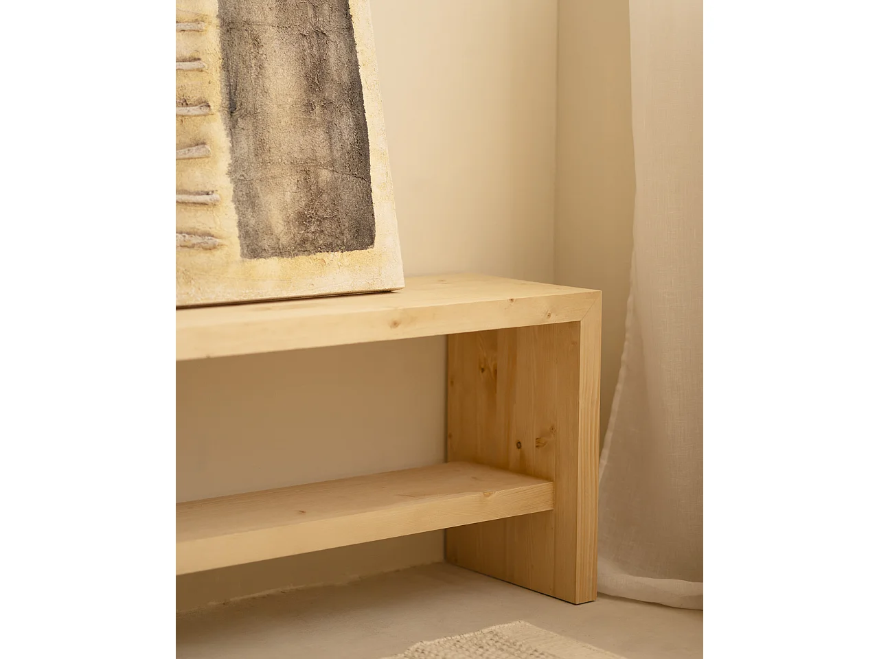 Quadro decorativo di cotone fatto a mano senza cornice 100x150cm - ELENA - DECOWOOD