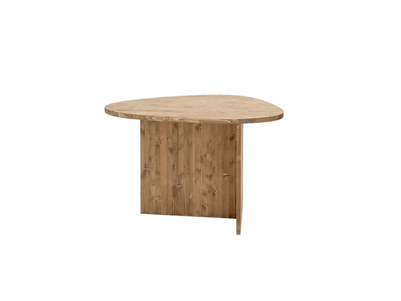 Table à manger en bois de sapin vieilli 142,9x75cm - MUR - DECOWOOD