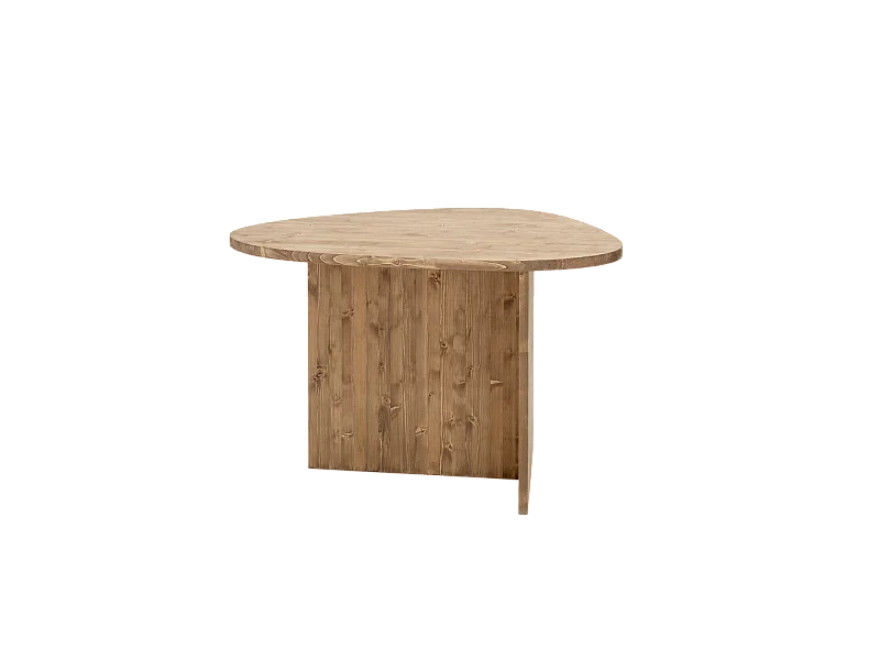 Table à manger en bois de sapin vieilli 142,9x75cm - MUR - DECOWOOD
