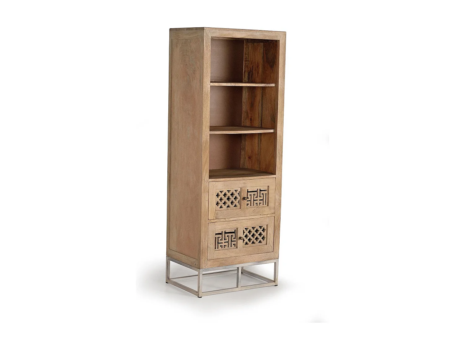 Étagère en manguier bois et pieds en metal
