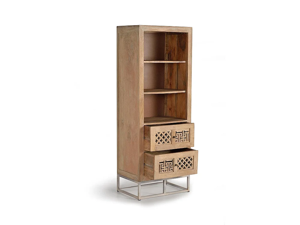 Étagère en manguier bois et pieds en metal