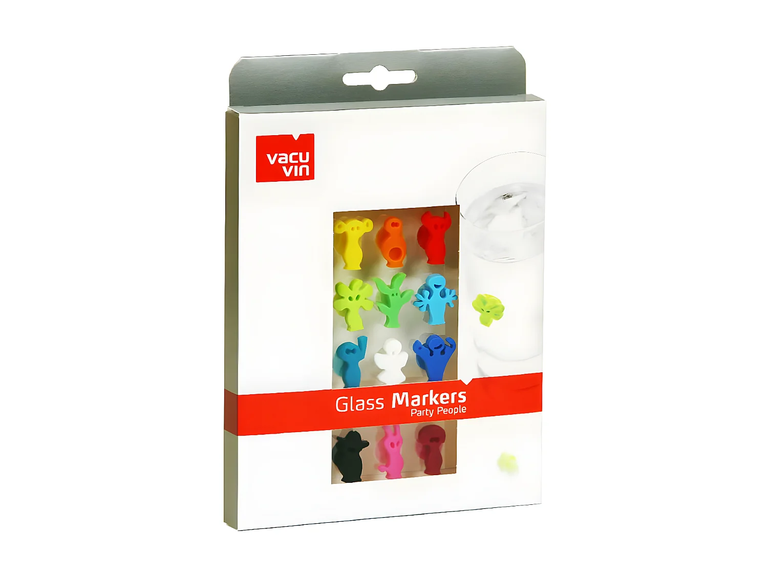 Boite 12 marque-verres fantaisie