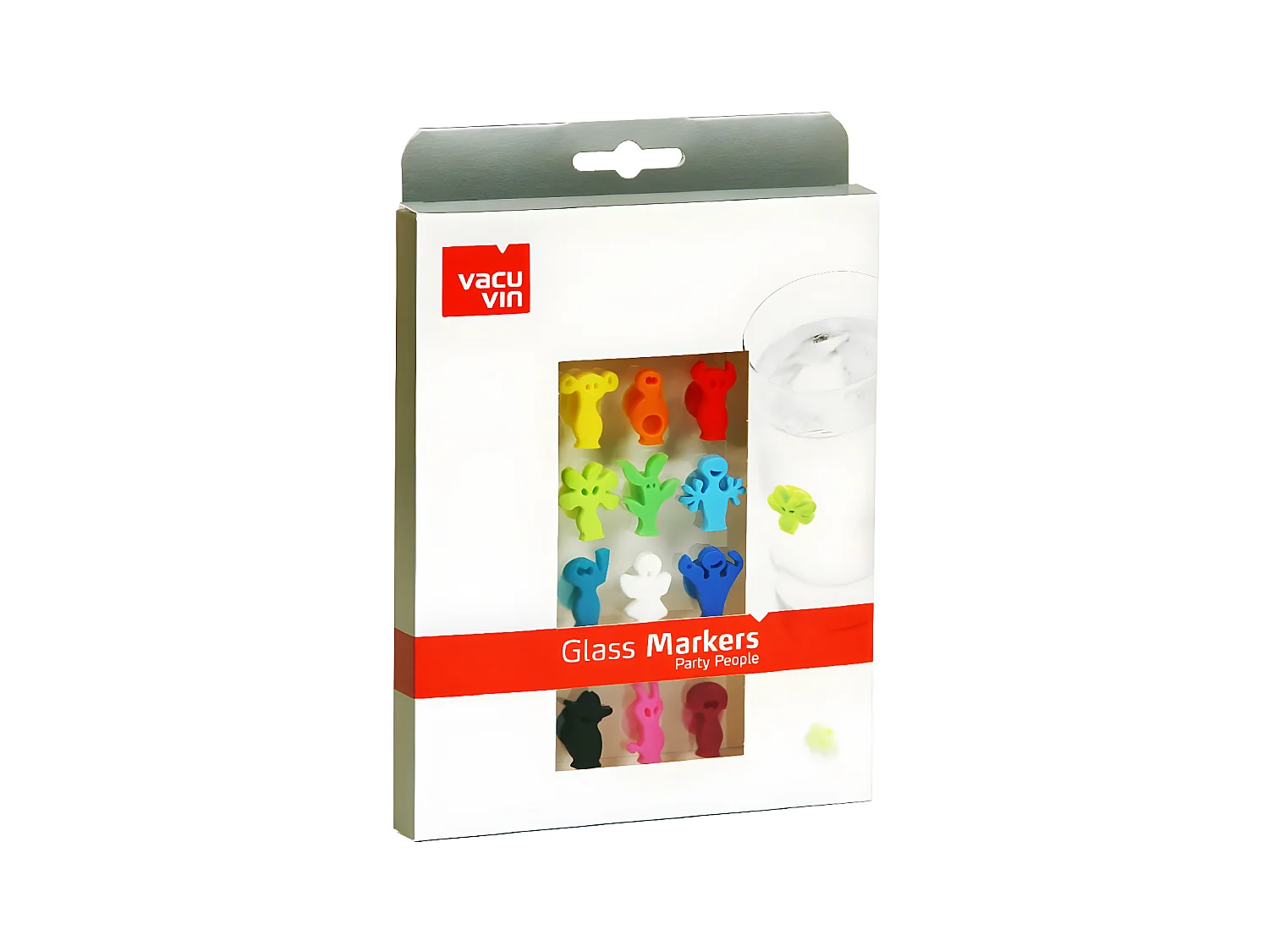 Boite 12 marque-verres fantaisie
