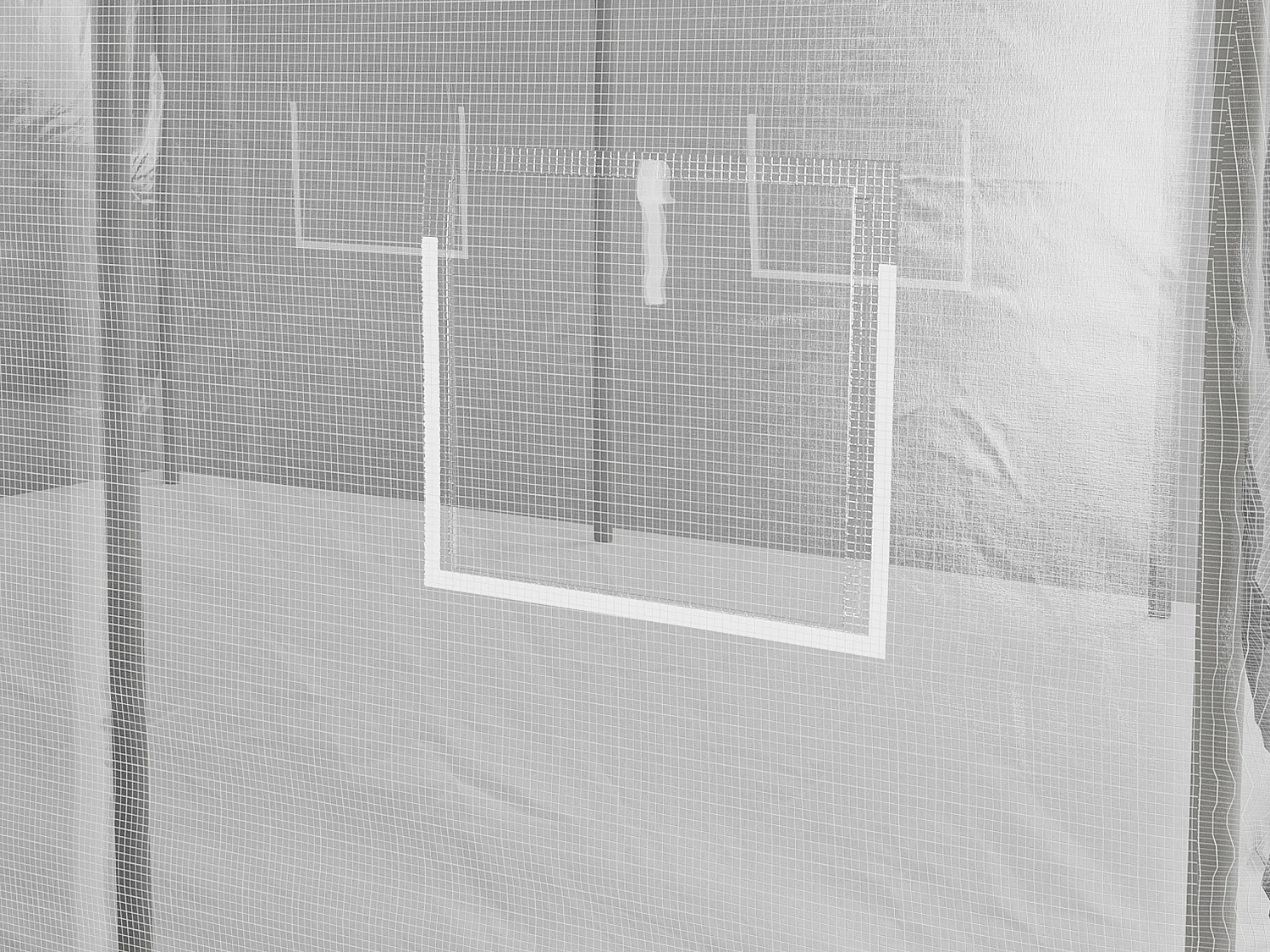 Couverture de rechange pour serre tunnel 9 m² -  L300 x l300 x H200 cm - Blanc - IPOMEA