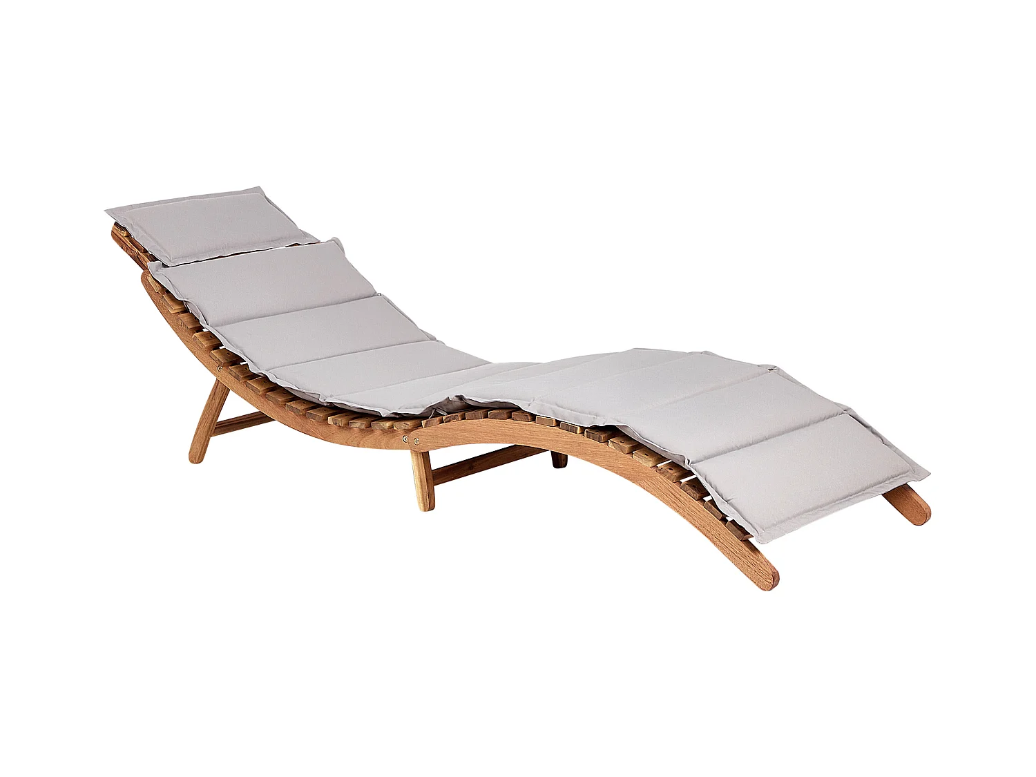 Transat avec coussin LUINO Acacia Gris